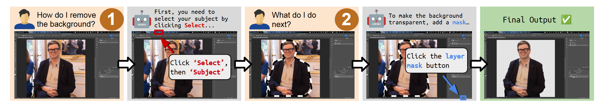 Multi-turn UI guidance